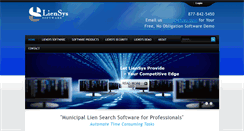 Desktop Screenshot of liensys.com